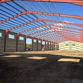 Steel warehouse interior